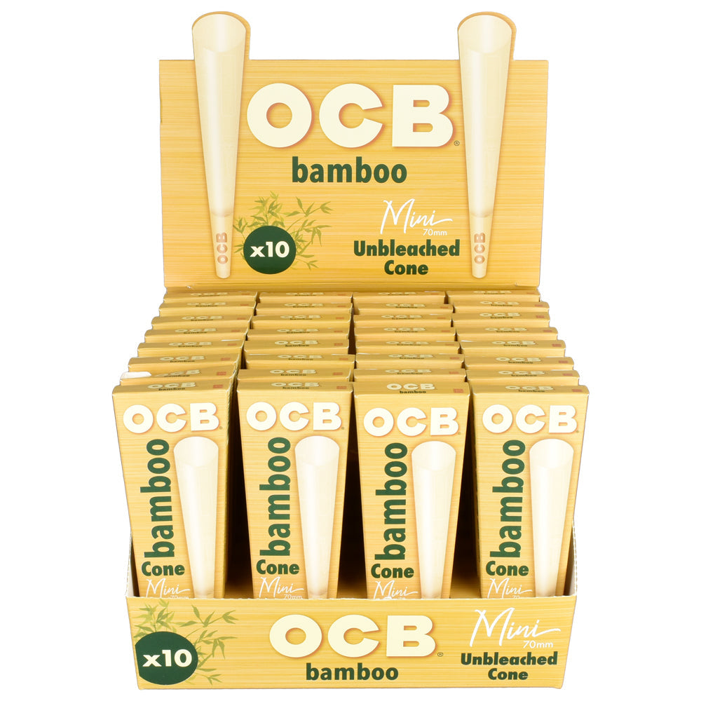 OCB Bamboo Unbleached Cones Mini Pre-Rolled Cones - Tophatter Daily Deals