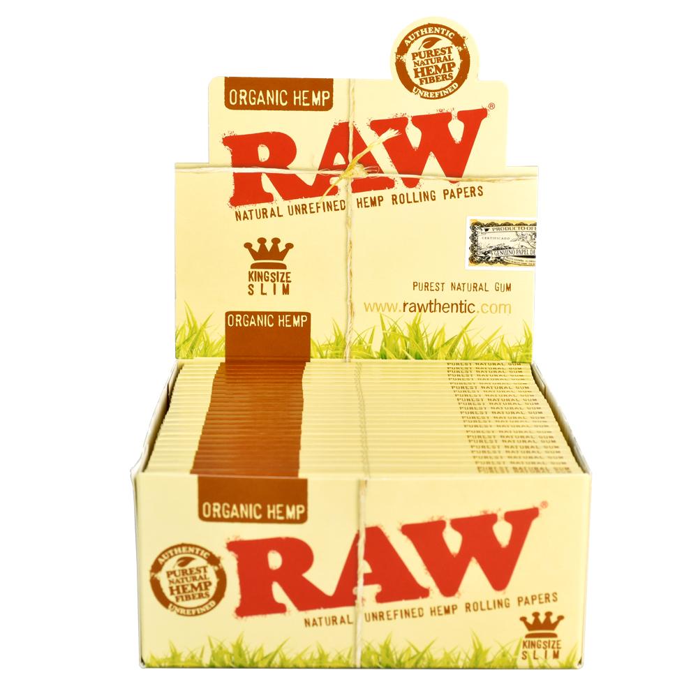 RAW Organic Rolling Papers Kingsize Rolling Papers - Tophatter Daily Deals