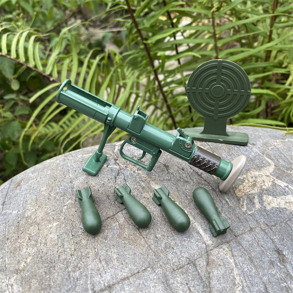 M3E1-A Miniature Metal Rocket Launcher Carl Gustaf Recoilless Rifle - Tophatter Daily Deals