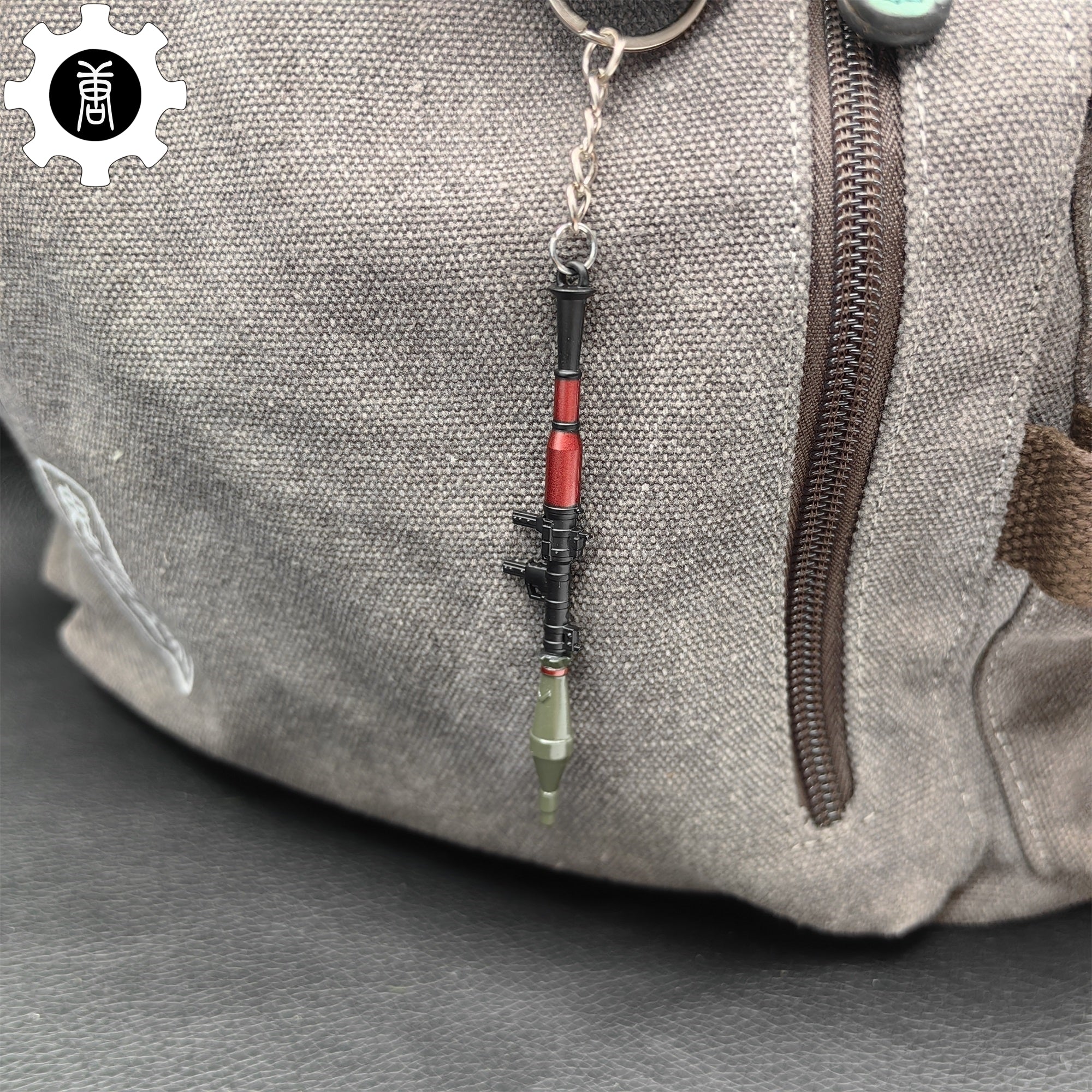 Mini Rocket-propelled Grenade RPG-7 Metal Keychain - Tophatter Daily Deals