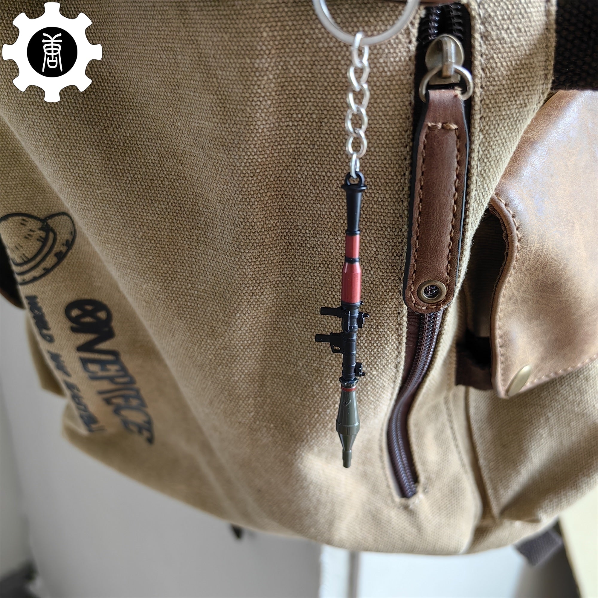 Mini Rocket-propelled Grenade RPG-7 Metal Keychain - Tophatter Daily Deals