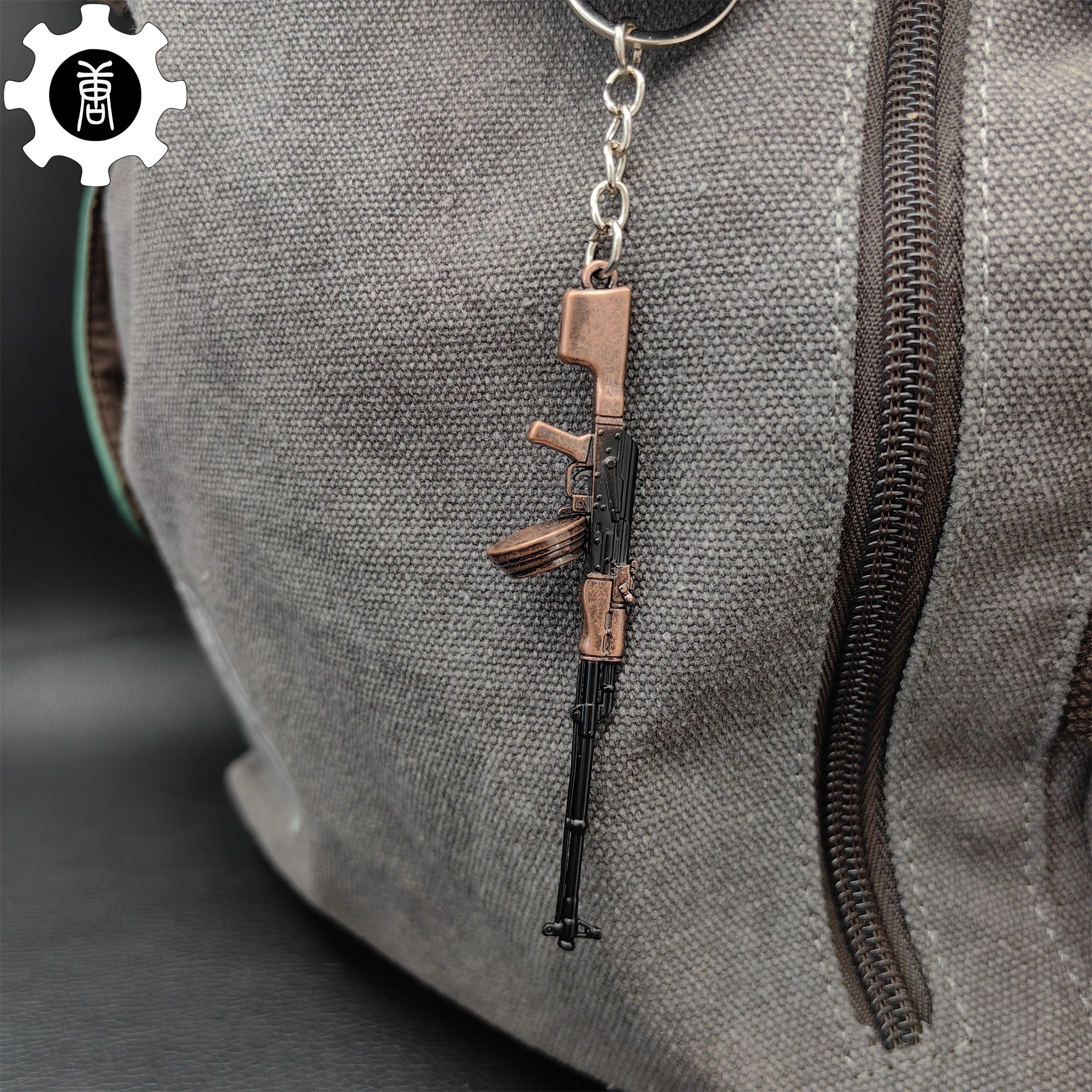 Tiny RPK Machine Gun Model Metal Keychain - Tophatter Daily Deals