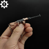 Tiny RPK Machine Gun Model Metal Keychain - Tophatter Daily Deals