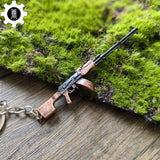 Tiny RPK Machine Gun Model Metal Keychain - Tophatter Daily Deals