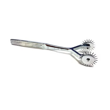 Rouge Stainless Steel Double Pinwheel – Stainless Steel Sensation Toy > Bondage Gear > Medical Instruments - Tophatter Daily Deals