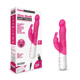 Rabbit Essentials Slim Shaft Rabbit Vibrator – Hot Pink, Body-Safe Silicone, Rechargeable > Vibrators > Ladies > Rabbit Multi - Tophatter Daily Deals