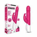 Rabbit Essentials G-Spot Thrusting Rabbit Vibrator Hot Pink with Ultra-Soft Silicone and Throbbing Shaft > Vibrators > Ladies > Rabbit Multi - Tophatter Daily Deals