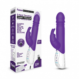 Rabbit Essentials G-Spot Thrusting Rabbit Vibrator in Purple with Charging and Satin Storage Bag > Vibrators > Ladies > Rabbit Multi - Tophatter Daily Deals