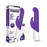 Rabbit Essentials Come Hither G-Spot Rabbit Vibrator Purple with Charging and Satin Storage Bag > Sex Toys For Ladies > G-Spot Vibrators - Tophatter Daily Deals