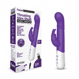 Rabbit Essentials Purple Slim Shaft Thrusting G-Spot Rabbit Vibrator with Body-Safe Silicone > Vibrators > Ladies > Rabbit Multi - Tophatter Daily Deals