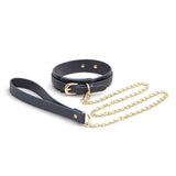 Bondage Couture Collar and Leash (Blue) – Luxury Accessory Collar 18.23 Inch x 1.22 Inch > Bondage Gear > Collars & Leashes - Tophatter Daily Deals