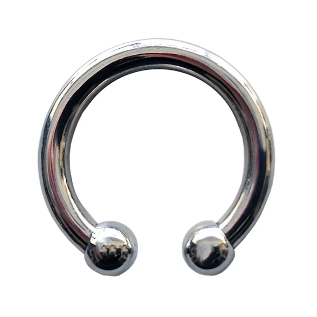 Rouge Stainless Steel Horseshoe Cock Ring 30mm Polished – Sleek Metal Cock Ring > Cock Ring > Metal - Tophatter Daily Deals