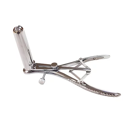 Rouge Stainless Steel 3 Prong Mathieu Speculum With 40mm Maximum Stretch and Locking Screw > Bondage Gear > Medical Instruments - Tophatter Daily Deals