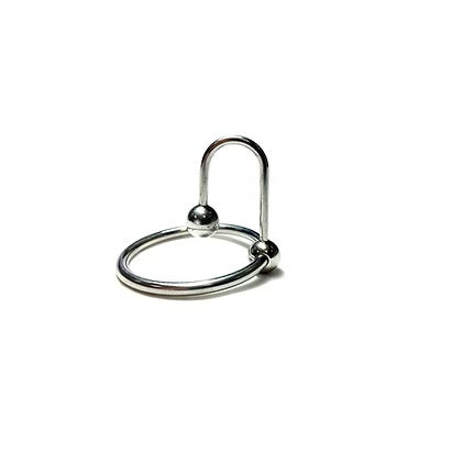 Rouge Stainless Steel Sperm Stopper Ring with 33mm Glands Ring and 8mm Stopper Ball > Sex Toys For Men > Sounding Rods - Tophatter Daily Deals