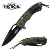 Spring Assist - 'Legal Auto Knife' - Military Fighter - Green - TOPHATTER'S ARMORY DEALS Collectible Weapons - Tophatter Daily Deals