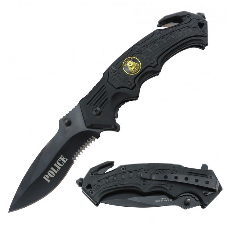 Spring Assist - 'Legal Auto Knife' - Law Enforcement - Police - Tophatter's Guns'N'Weapons Store Collectible Weapons - Tophatter Daily Deals