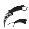 Tactical Combat Karambit Neck Knife Survival Hunting Fixed Blade Camo - TOPHATTER'S ARMORY DEALS Collectible Weapons - Tophatter Daily Deals