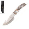 Straight GUTHOOK Survival Full Tang Fixed Blade Hunting Knife Snow Camo - TOPHATTER'S ARMORY DEALS Collectible Weapons - Tophatter Daily Deals