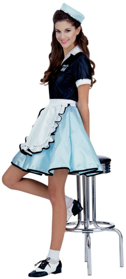 Women's Car Hop Girl Costume Womens Halloween Costumes - Tophatter Daily Deals