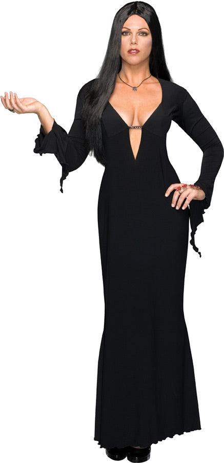 Women's Plus Size Morticia Costume - The Addams Family Plus Size Halloween Costumes - Tophatter Daily Deals