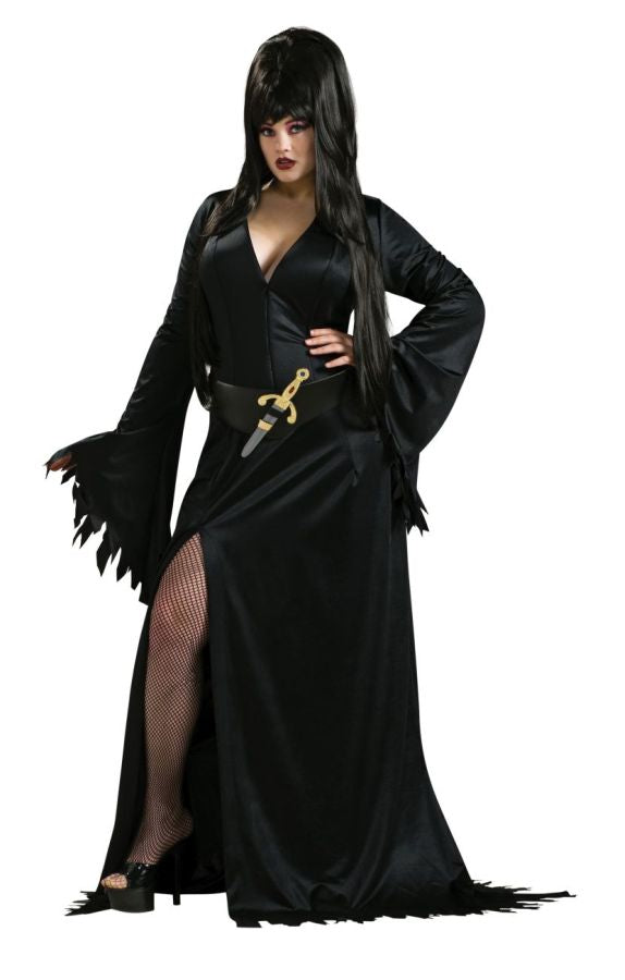 Women's Plus Size Elvira Costume Plus Size Halloween Costumes - Tophatter Daily Deals