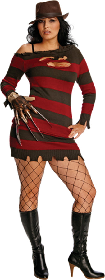 Women's Plus Size Miss Krueger Costume Plus Size Halloween Costumes - Tophatter Daily Deals