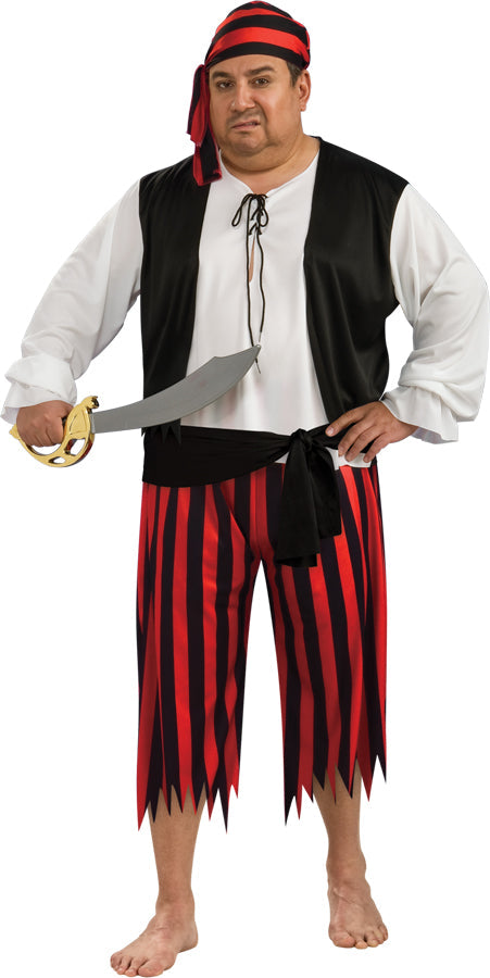 Men's Plus Size Pirate Costume Plus Size Halloween Costumes - Tophatter Daily Deals