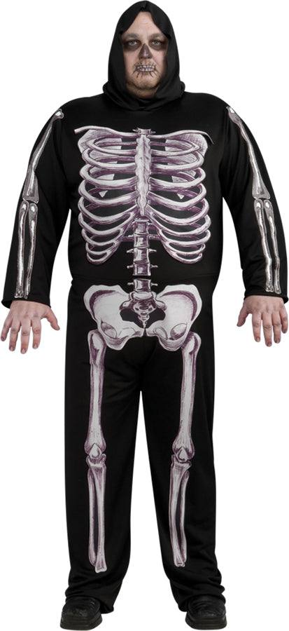 Men's Plus Size Skeleton Costume Halloween Skeleton Decorations - Tophatter Daily Deals