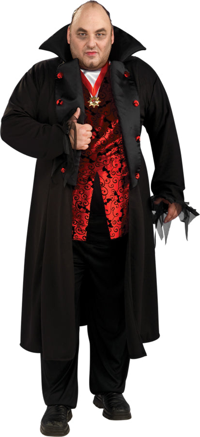 Men's Plus Size Deluxe Royal Vampire Costume Plus Size Halloween Costumes - Tophatter Daily Deals