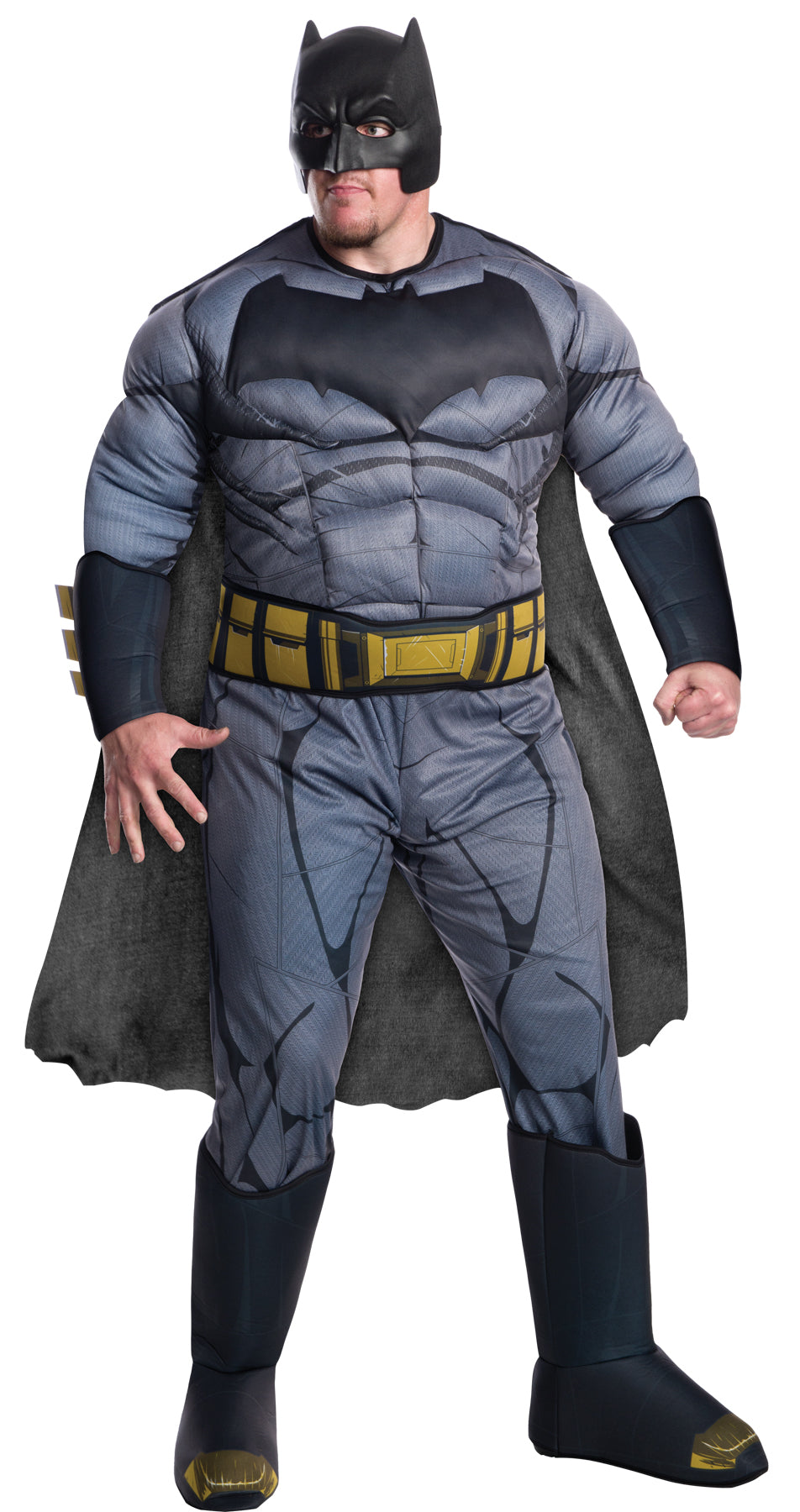 Men's Plus Size Deluxe Batman Costume - Dawn of Justice Plus Size Halloween Costumes - Tophatter Daily Deals