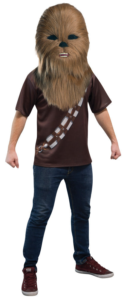 Chewbacca Plush Mask - Star Wars Classic Halloween Masks - Tophatter Daily Deals