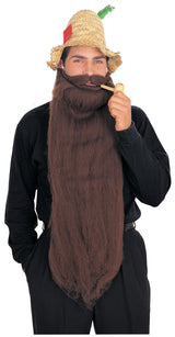 25" Mohair Beard & Moustache Set Halloween Accessories - Tophatter Daily Deals