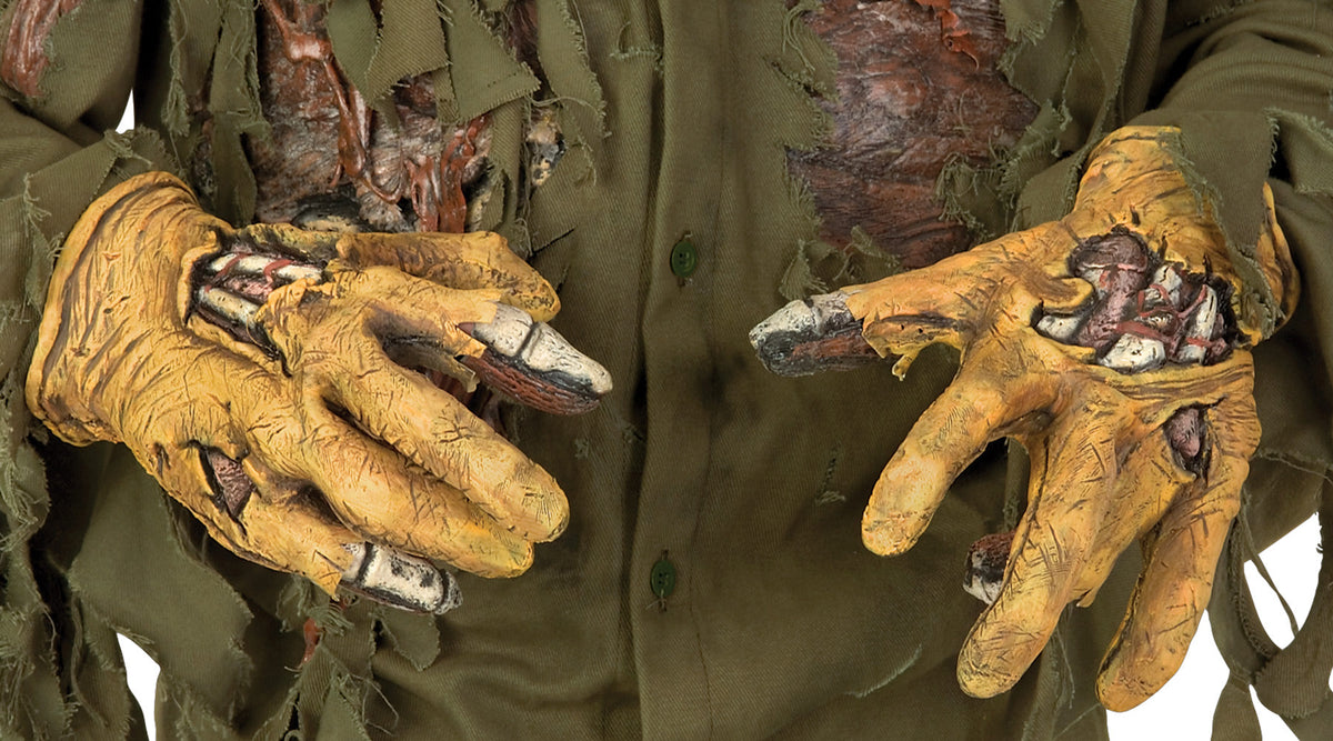 Deluxe Jason Latex Hands - Friday the 13th Costume Accessories - Tophatter Daily Deals