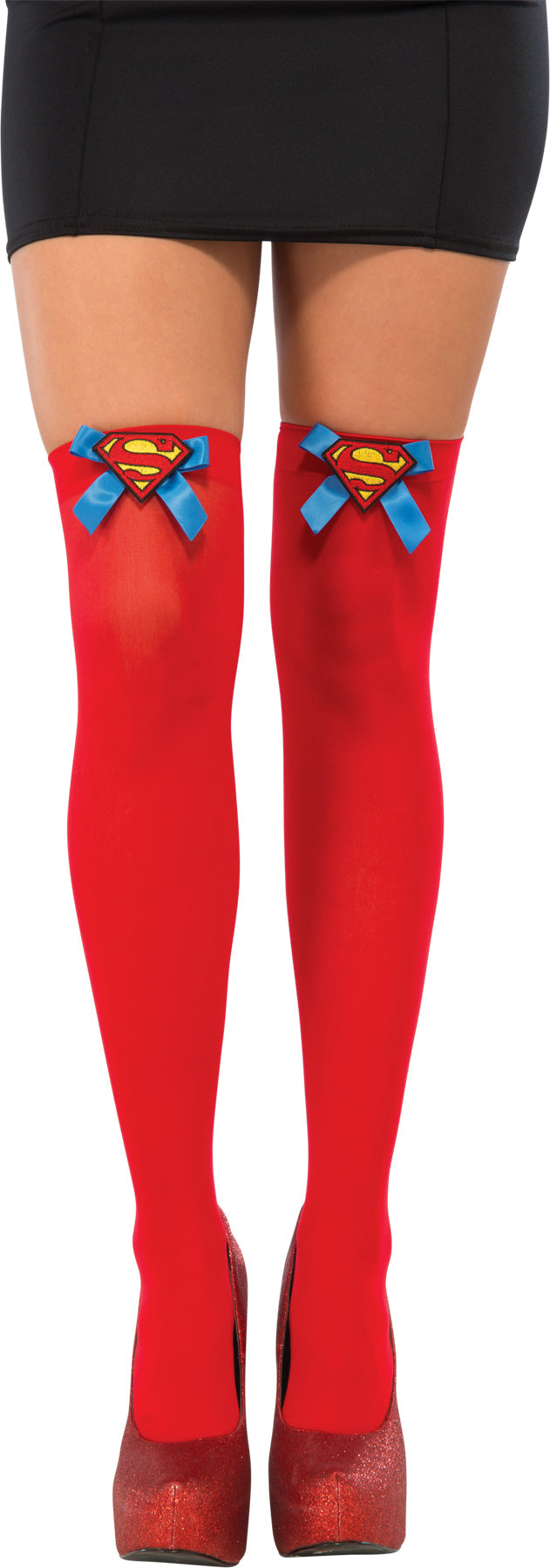 Supergirl Thigh-Highs Costume Tights & Stockings - Tophatter Daily Deals