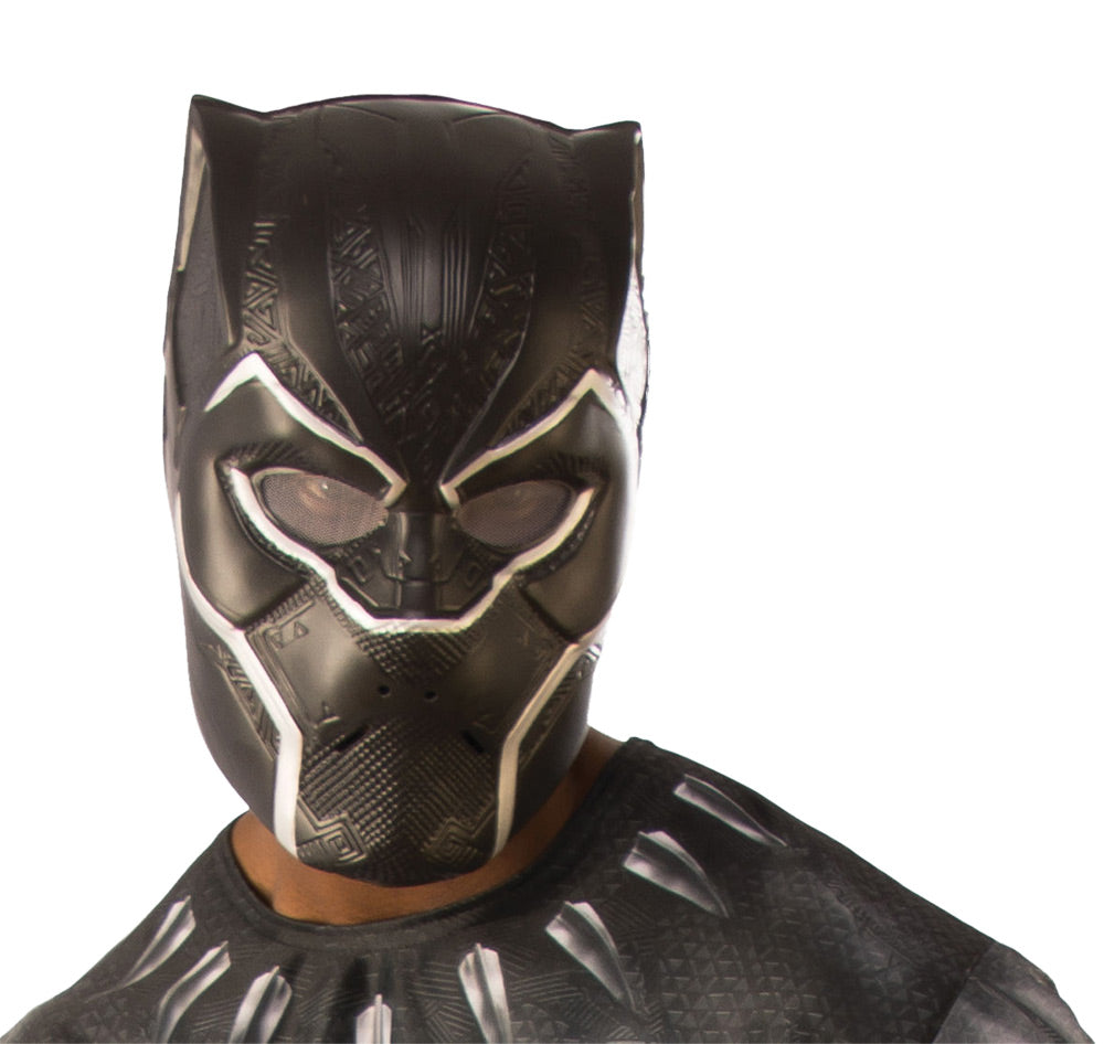 Black Panther Half Mask Halloween Masks - Tophatter Daily Deals