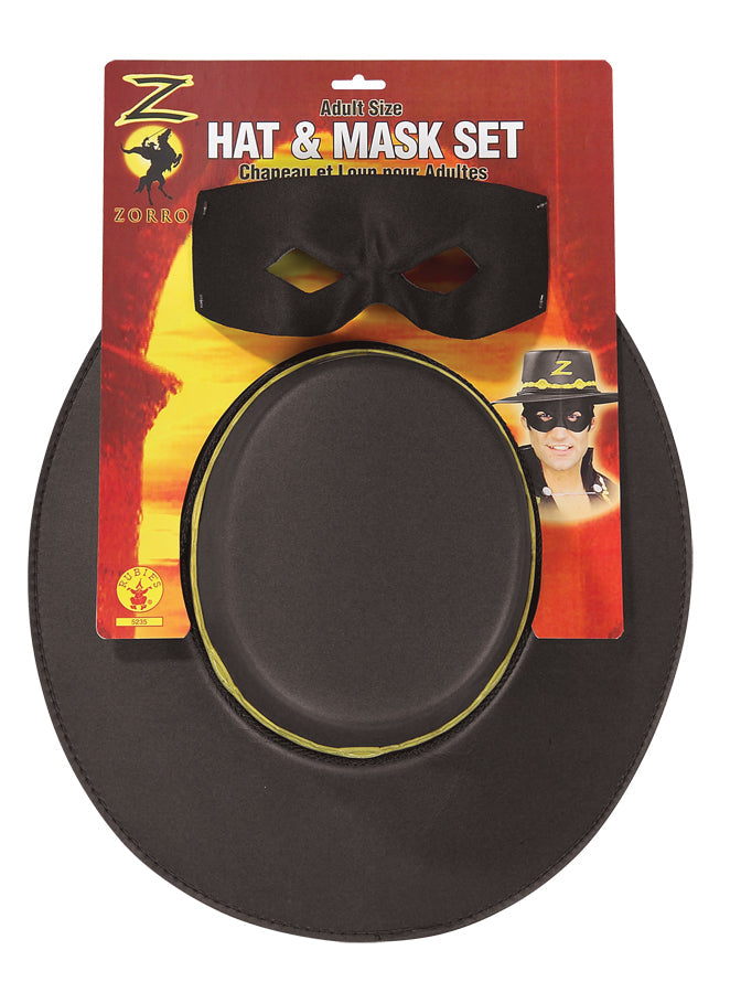 Zorro Hat & Eye Mask Halloween Masks - Tophatter Daily Deals