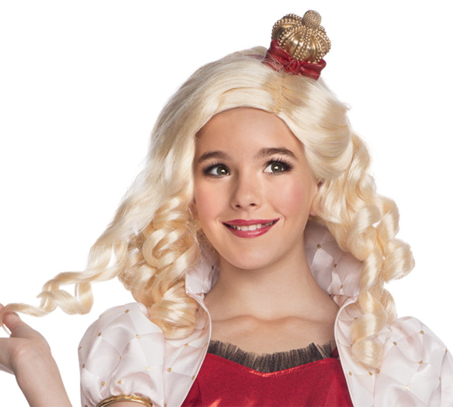 Girl's Apple White Wig with Headpiece - Ever After High Halloween Wigs - Tophatter Daily Deals