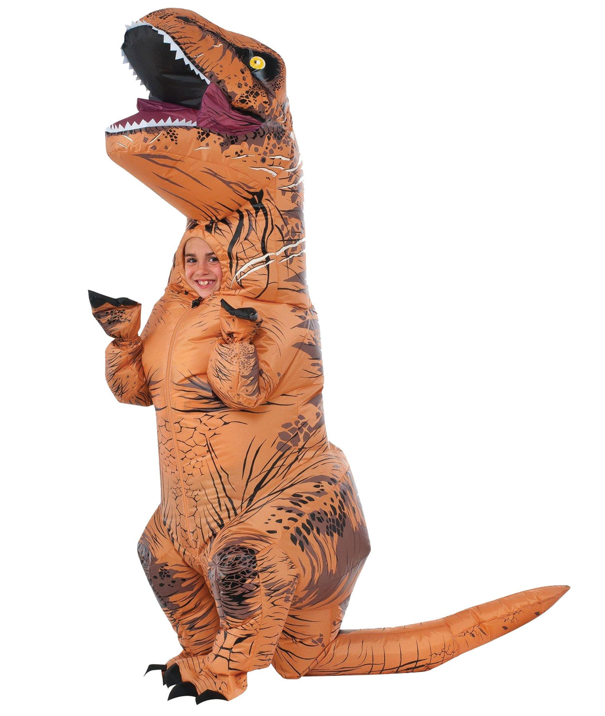 Child's Inflatable T-Rex Costume - Jurassic World Halloween Inflatable Decorations - Tophatter Daily Deals