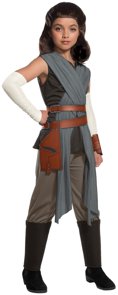 Girl's Deluxe Rey The Last Jedi Costume - Star Wars VIII Girls Halloween Costumes - Tophatter Daily Deals