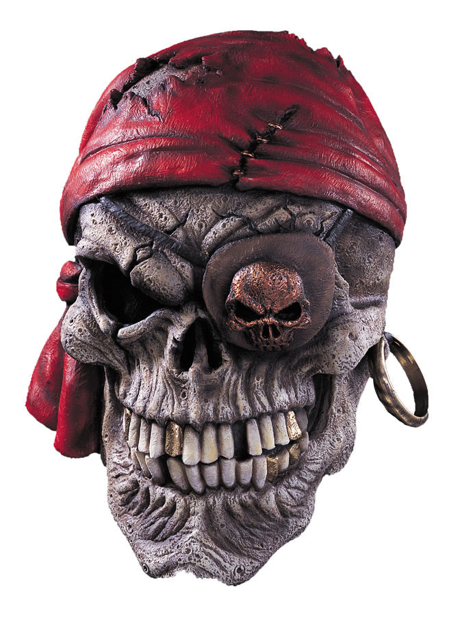 Skull Pirate Mask Halloween Skeleton Decorations - Tophatter Daily Deals