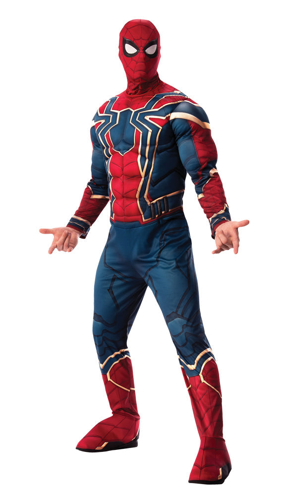 IRON SPIDER DELUXE ADULT 42-44 Halloween Spider Decorations - Tophatter Daily Deals