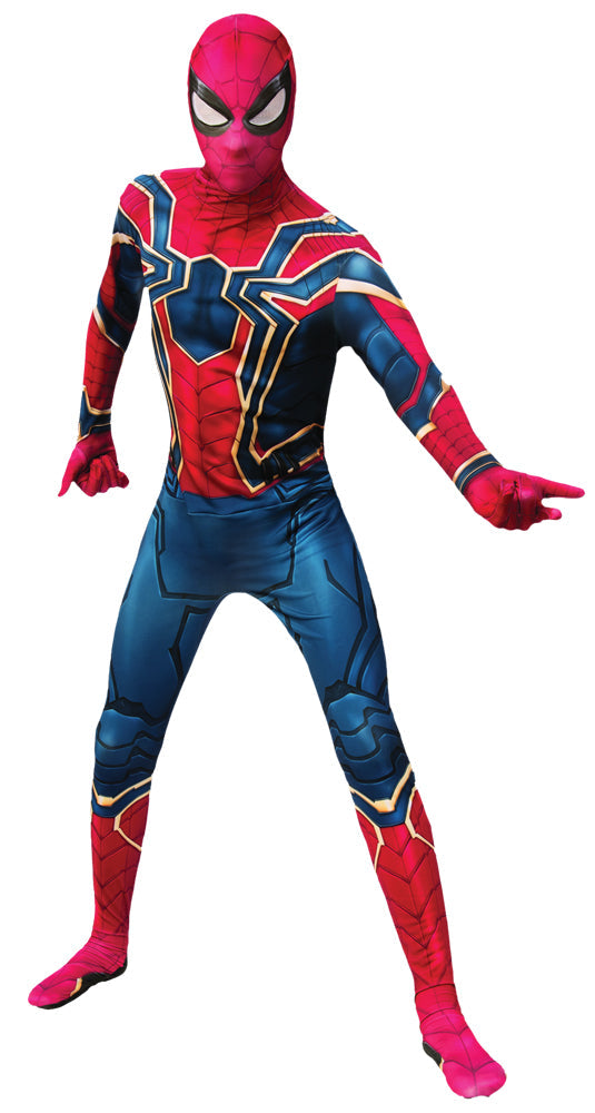 IRON SPIDER SKINSUIT 42-44 Halloween Spider Decorations - Tophatter Daily Deals