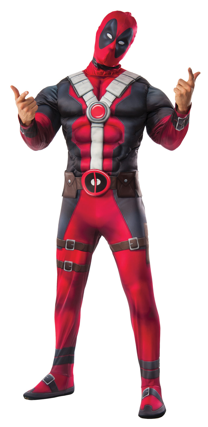 Men's Deluxe Muscle Chest Deadpool Costume – Tophatter's Inc.
