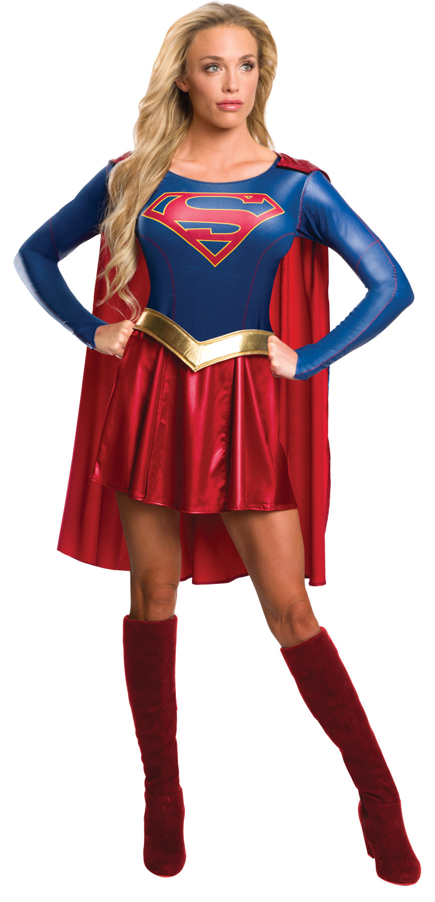Women's Supergirl Costume - Supergirl TV Show Womens Halloween Costumes - Tophatter Daily Deals