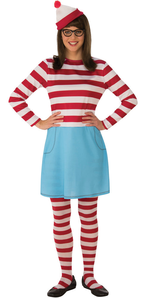 Women's Where's Waldo Wenda Costume Womens Halloween Costumes - Tophatter Daily Deals