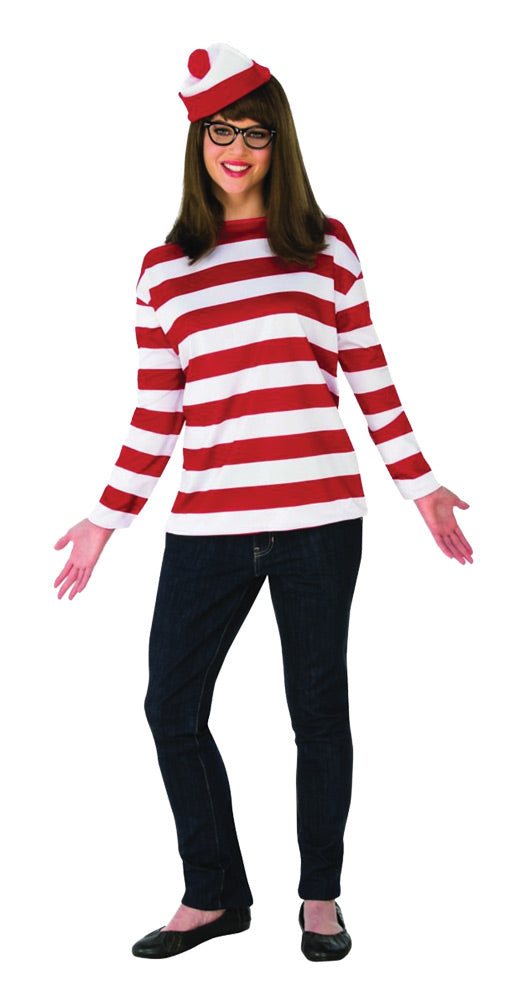 Women's Plus Size Where's Waldo Wenda Costume Plus Size Halloween Costumes - Tophatter Daily Deals