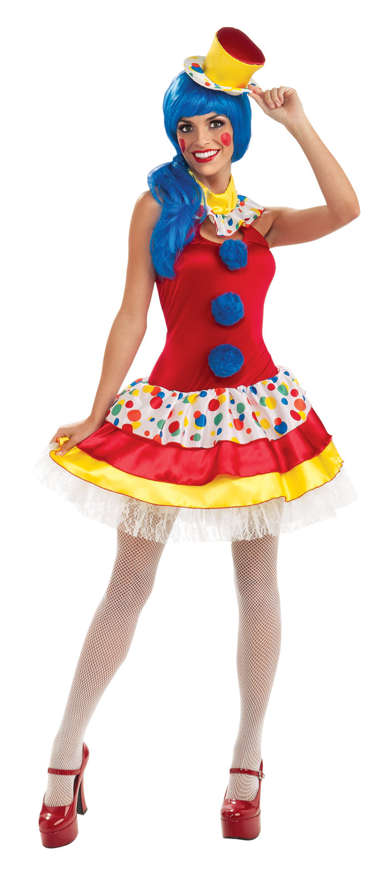 Women's Giggles Clown Costume Womens Halloween Costumes - Tophatter Daily Deals