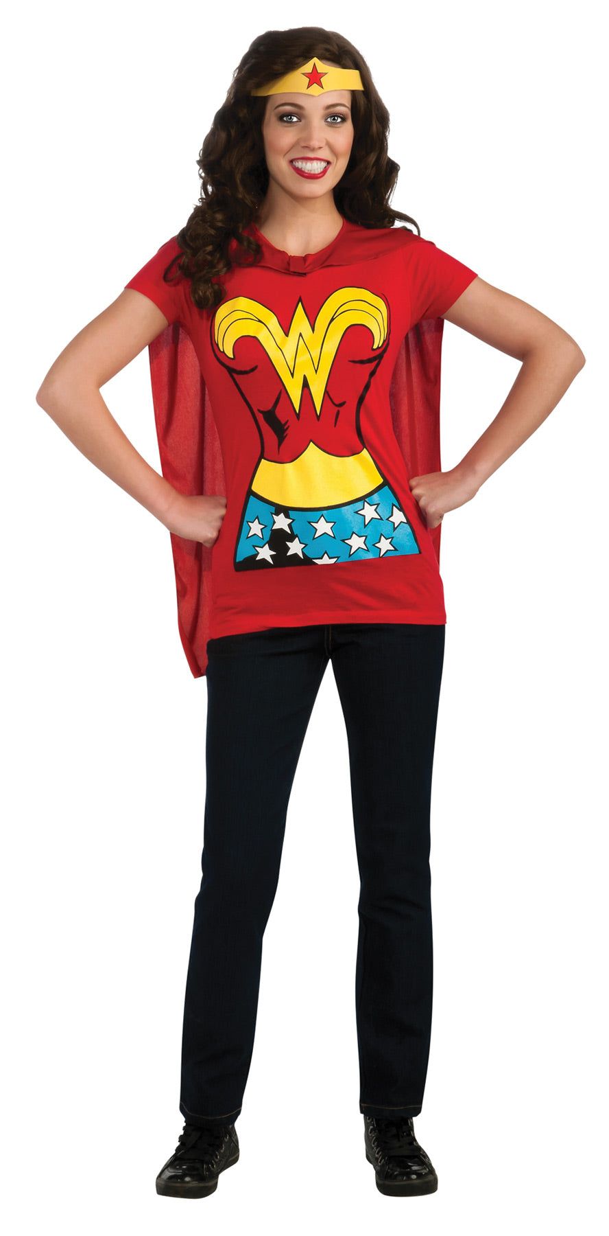 Wonder woman T-Shirt Superhero Halloween Costumes - Tophatter Daily Deals