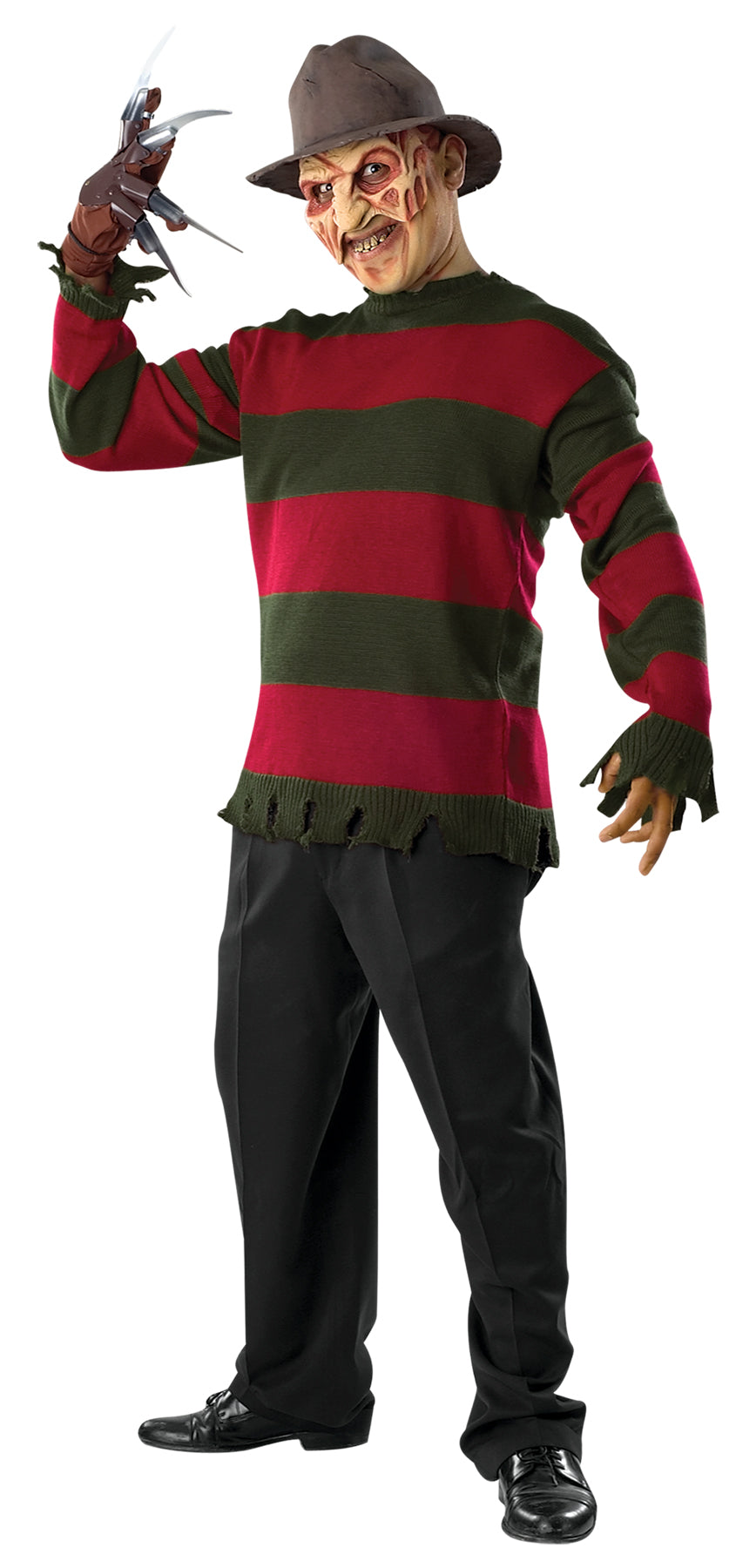 Men's Deluxe Freddy Krueger Sweater Horror Movie Costumes - Tophatter Daily Deals