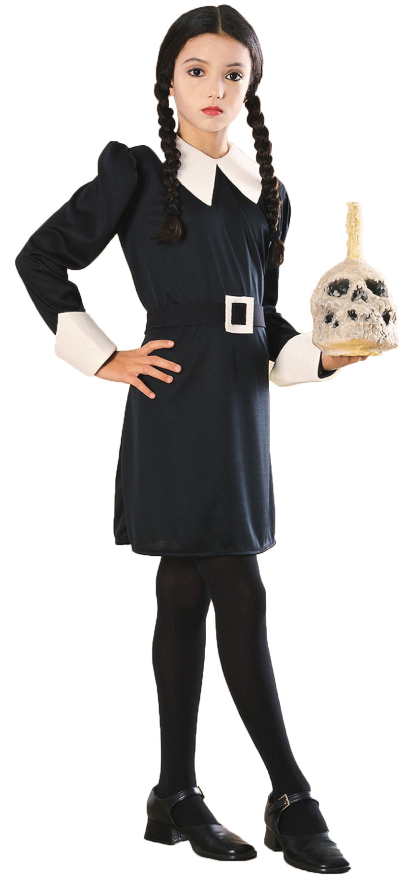 Girl's Wednesday Costume - The Addams Family Girls Halloween Costumes - Tophatter Daily Deals